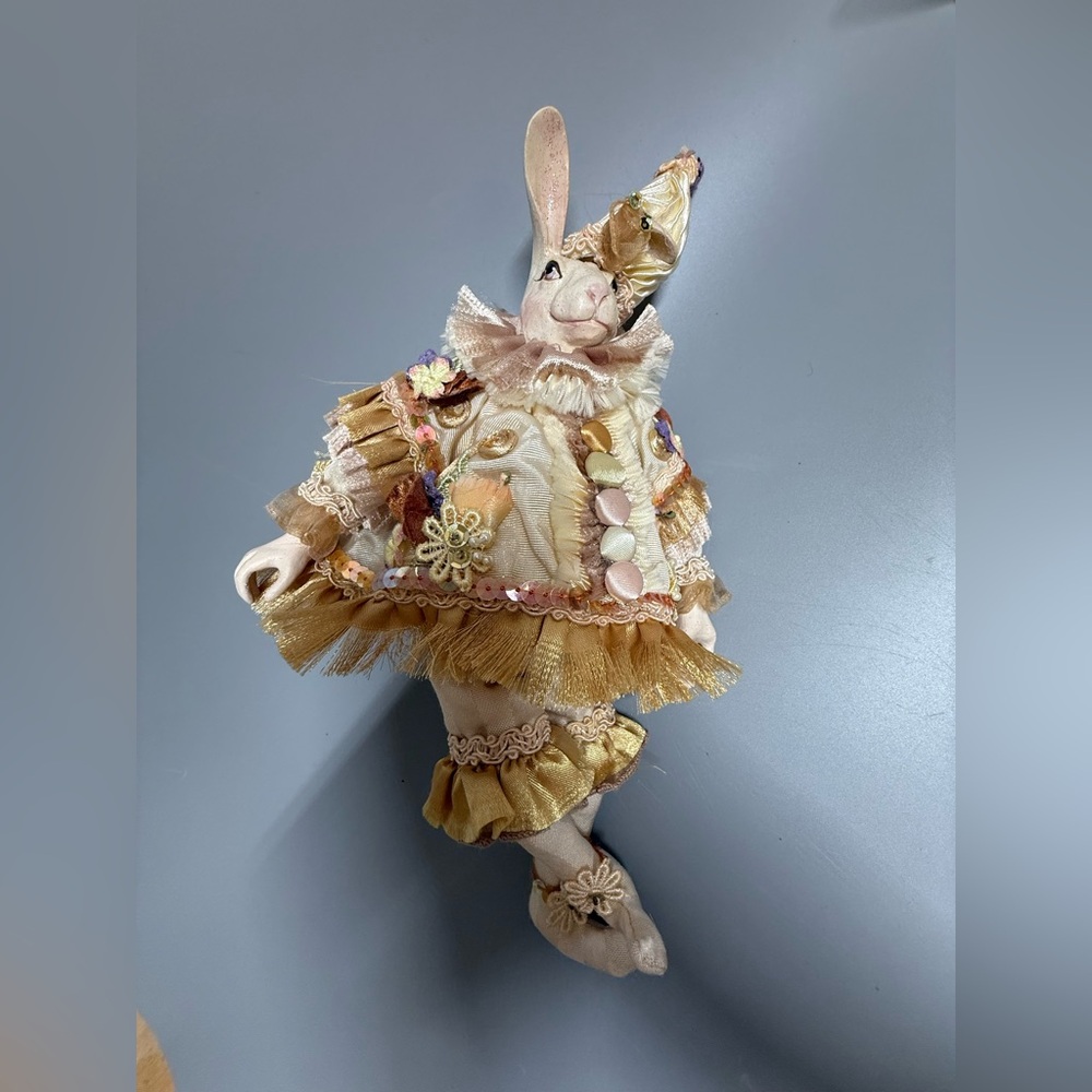 Katherine's Collection Easter Rabbit Doll RARE Victorian Bunny - Picture 9 of 13